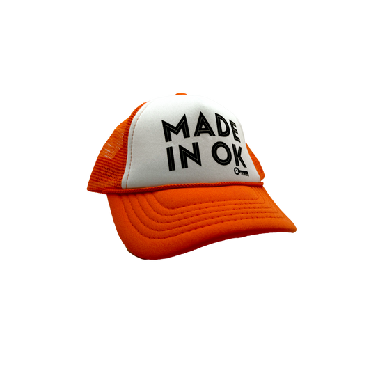 Made In OK Orange Kids Hat