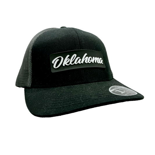 Oklahoma Cursive Black Hat